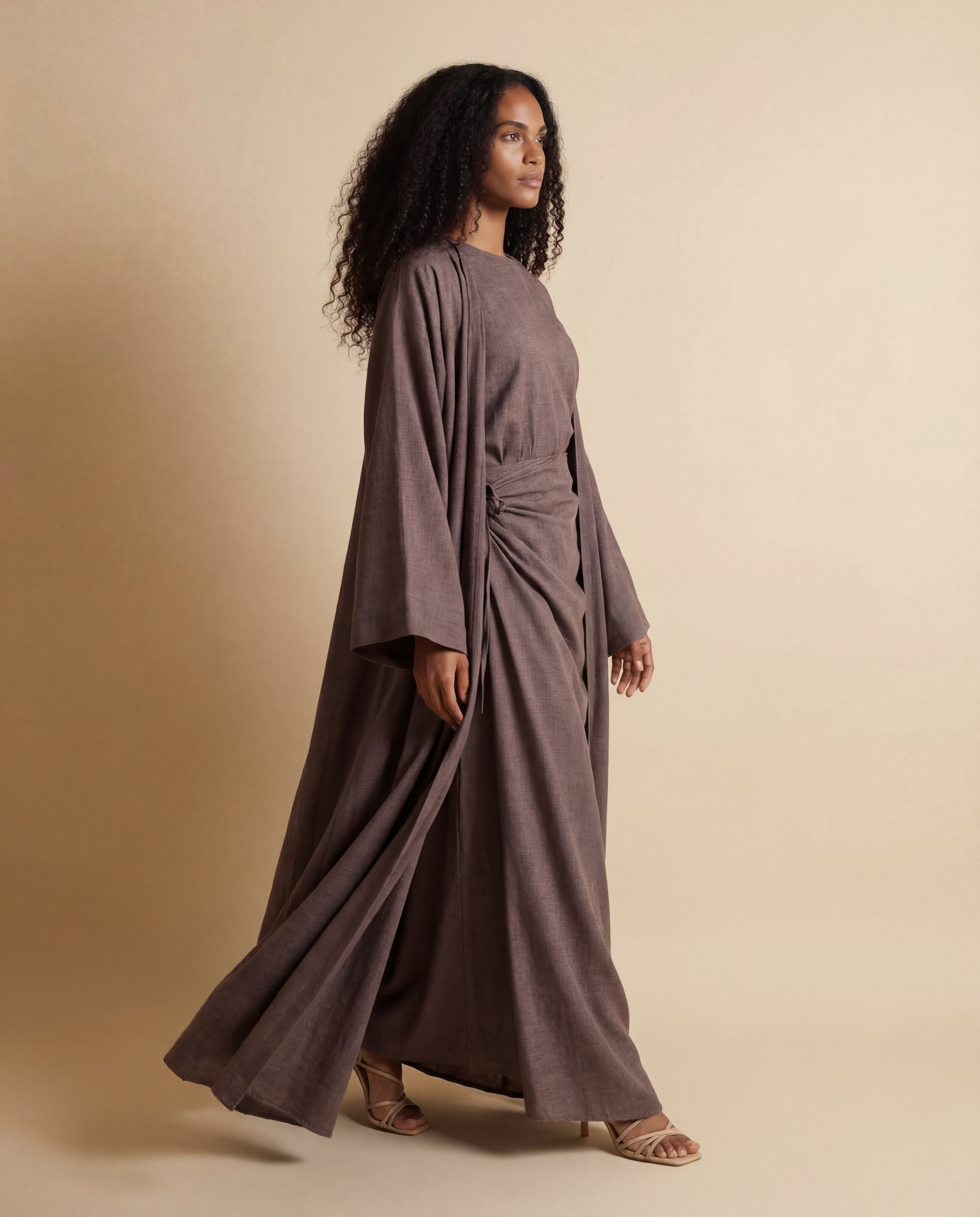 THE UMBER 3-PIECE ABAYA SET