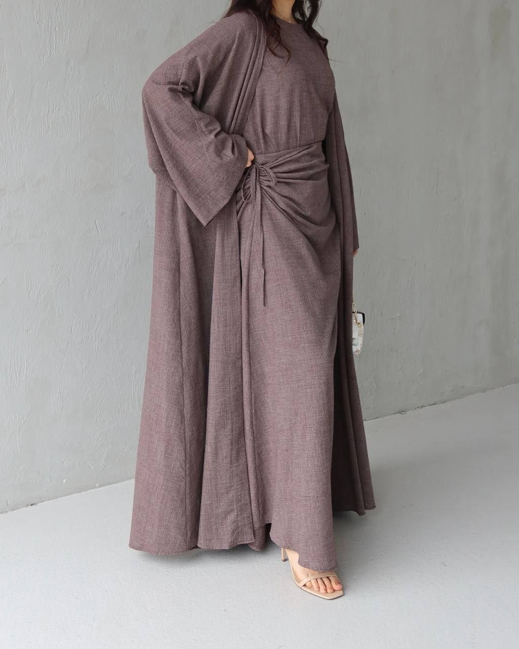 THE UMBER 3-PIECE ABAYA SET
